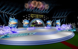 Trình diễn nhạc kịch 'Huyền thoại thần Độc Cước' tại Lễ hội du lịch biển Sầm Sơn