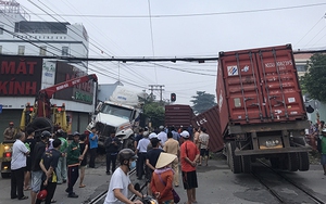 Tai nạn giao thông giữa tàu hỏa và xe container