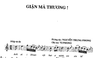 Trả lại tên tác giả cho tuyệt phẩm âm nhạc 'Giận mà thương'