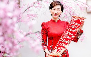 Lều Phương Anh tươi tắn du Xuân sớm tại Sài Gòn