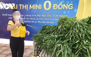 Hà Nội: Siêu thị mini 0 đồng hỗ trợ người khó khăn, sinh viên nghèo ảnh hưởng bởi dịch Covid-19