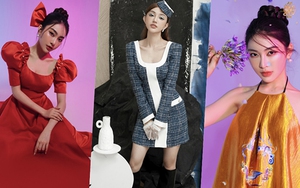 NTK Vân Anh Scarlet ra mắt BST 'Son' kết hợp áo dài với yếm