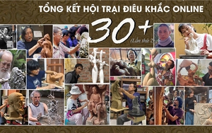 Triển lãm Hội trại Điêu khắc 30+ kết hợp online và trực tiếp lần đầu tại Việt Nam