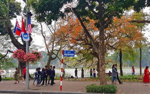 Chùm ảnh: Hà Nội trang hoàng đường phố chào mừng Hội nghị thượng đỉnh Mỹ - Triều Tiên lần 2