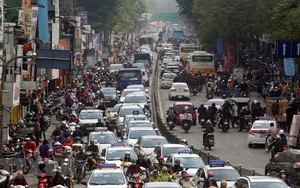 ĐỒ HỌA: Lộ trình dừng hoạt động của xe máy tại Hà Nội