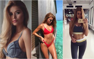 ‘Toát mồ hôi’ với vẻ đẹp nóng bỏng của bạn gái thủ thành Liverpool