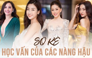 Học vấn khủng của các nàng hậu Việt: Liên tục ẵm học bổng với số điểm gây choáng, trình tiếng Anh 'nuốt mic'