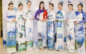 BST áo dài 'Xanh màu hy vọng' của Ngọc Hân được bạn bè quốc tế khen ngợi