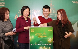 Thông cáo báo chí Phóng viên 2 miền Nam - Bắc tham gia bầu chọn Giải thưởng Âm nhạc Cống hiến lần 13-2018