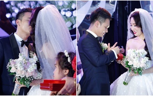 Khắc Việt hôn vợ say đắm trong ngày cưới