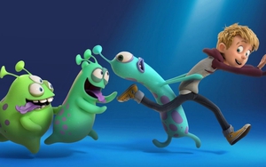 Khán giả nhí tha hồ cười quên lối về với 'Luis và nhóm bạn ngoài hành tinh'