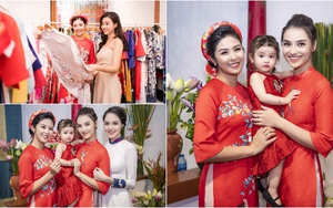 Dàn mỹ nữ đình đám của showbiz rạng rỡ hội ngộ giữa tiết trời 'như đổ lửa' ở Hà Nội