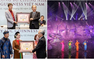 Vở diễn thực cảnh 'Tinh hoa Bắc bộ' nhận 2 kỷ lục Guinness Việt Nam