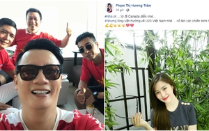 CLIP: Hoàng Bách, Bình Minh sang Indonesia cổ vũ Olympic Việt Nam; MC Thành Trung 'lỡ hẹn'