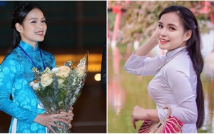 Ngắm nhan sắc đời thường của Hoa khôi Tràng An tặng hoa Tổng thống Trump