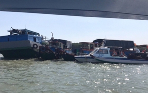 Chìm tàu trên biển Cần Giờ, thuyền trưởng mất tích