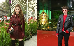 Chi Pu, Gil Lê diện đồ ton-sur-ton, rạng rỡ đi sự kiện