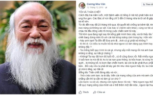 Xúc động đọc lại status của Thầy Văn Như Cương về cái chết