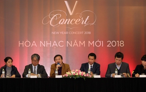 'V-Concert - Hòa nhạc năm mới 2018' được chỉ huy bởi nhạc trưởng nổi tiếng người Nhật Bản