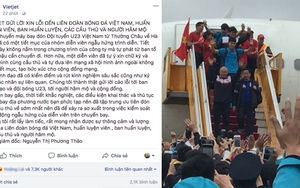 Tổng giám đốc Vietjet Air xin lỗi về những hình ảnh 'nhạy cảm' trên chuyên cơ chở 'đội quân' U23 Việt Nam