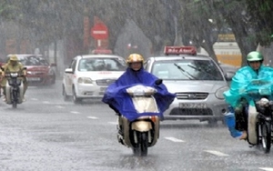 Thời tiết đêm 12, ngày 13: Bắc Bộ có nơi mưa rất to