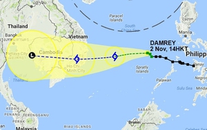 Bão số 12 gây mưa lớn, thủy điện Trị An xả lũ qua đập tràn