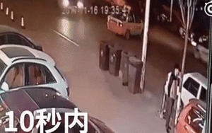 VIDEO người 'may mắn' nhất năm: Thoát chết 2 lần trong 10 giây