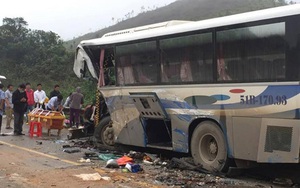 Xe tải tông vào đuôi xe khách, một người tử vong