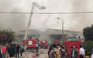 Cháy nhà máy may Vina Korea tại Vĩnh Phúc
