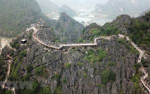 Chùm ảnh: Toàn cảnh công trình xâm phạm danh thắng Tràng An