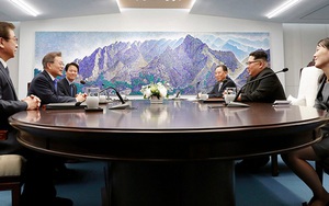 Hội nghị Thượng đỉnh liên Triều 2018: Những biểu tượng đầy ý nghĩa trong phòng đàm phán