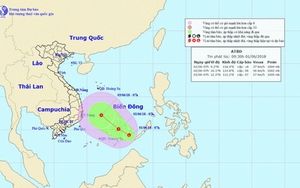 Thời tiết đêm 1 ngày 2/6: Áp thấp nhiệt đới trên khu vực Nam Biển Đông