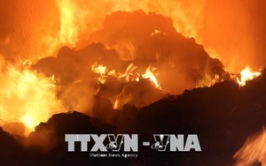 Cháy xưởng sản xuất giấy phôi Bắc Ninh gây thiệt hại 1 tỷ đồng