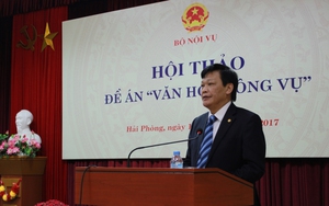 Phê duyệt Đề án Văn hóa công vụ