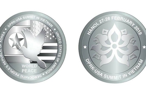 Phát hành Bộ sản phẩm đồng xu bạc chào mừng Hội nghị Thượng đỉnh Hoa Kỳ-Triều Tiên lần 2