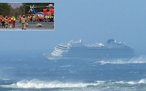 VIDEO: Giải cứu 1.300 hành khách mắc kẹt ngoài khơi Na Uy