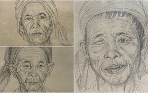 Xem những tuyệt phẩm ký họa chì của họa sĩ tài ba Huỳnh Văn Thuận