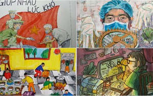 Thưởng lãm những bức ký họa 'Lòng tốt khó lây' chống dịch COVID-19