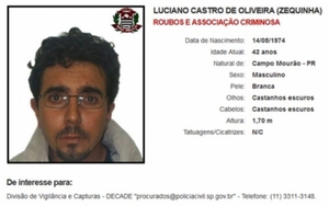 Brazil bắt giữ thủ lĩnh nhóm tội phạm chuyên cướp ngân hàng khét tiếng