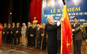 Tổng Bí thư, Chủ tịch nước Nguyễn Phú Trọng: TTXVN tiếp tục khẳng định vai trò là cơ quan thông tin chính thống, tin cậy của Đảng, Nhà nước