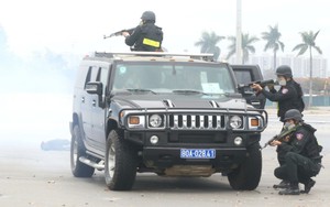 Chùm ảnh: Diễn tập phương án bảo vệ Đại hội Đảng toàn quốc lần thứ XIII