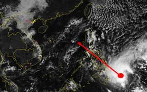 Bão Dujuan khả năng sẽ vào biển Đông trong 3 ngày tới