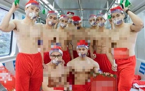 Sở VH,TT Hà Nội sẽ xử lý nghiêm vụ nhóm thanh niên cởi trần quảng cáo trên tàu điện