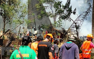 Vụ máy bay rơi ở Philippines: Số người thiệt mạng đã lên tới 29 người