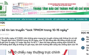 Bác bỏ thông tin 'đóng cửa' Thành phố Hồ Chí Minh trong 10-15 ngày