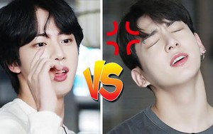 BTS: ‘Chết cười’ với màn ‘ăn miếng trả miếng’ của anh cả Jin và em út Jungkook