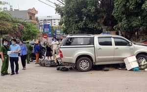 Thanh Hóa: Xe biển xanh mất lái lao lên vỉa hè làm 2 người tử vong