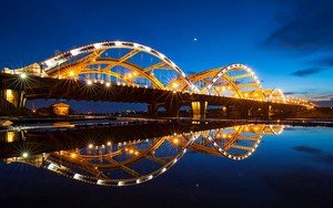 Mê mẩn trước vẻ đẹp cầu Đông Trù