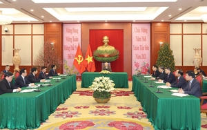 Tổng Bí thư, Chủ tịch nước Nguyễn Phú Trọng và Tổng Bí thư, Chủ tịch nước Trung Quốc Tập Cận Bình tiến hành điện đàm