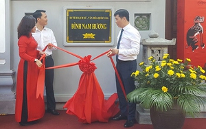 Khánh thành tu bổ ngôi đình cổ Nam Hương bên hồ Hoàn Kiếm, Hà Nội